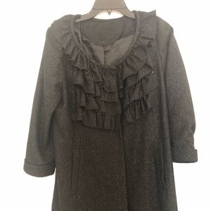 Twelve couture swing coat size large